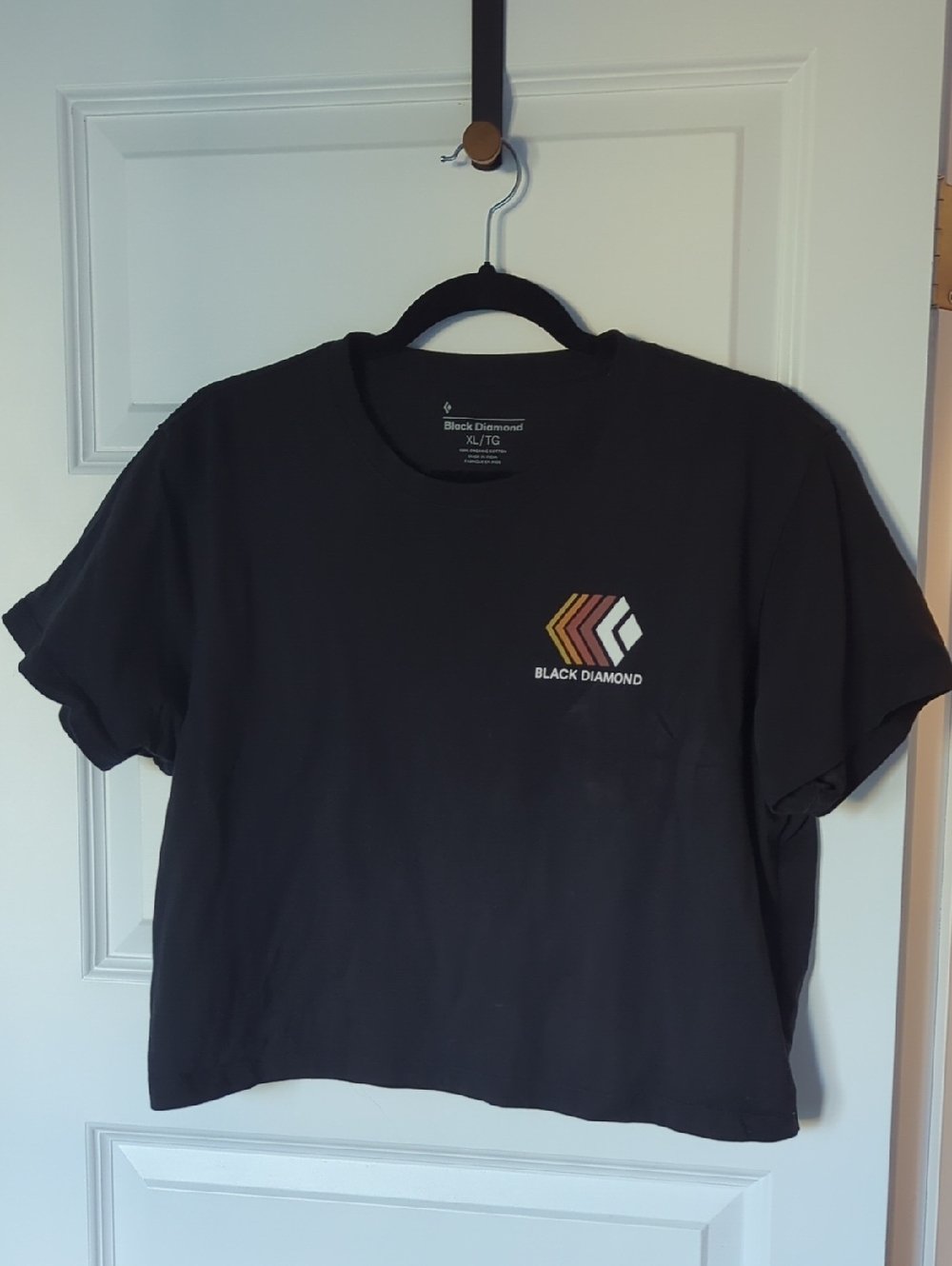 Black Diamond Cropped Tshirt